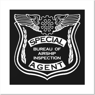 Bureau of Airship Inspection (White) Posters and Art